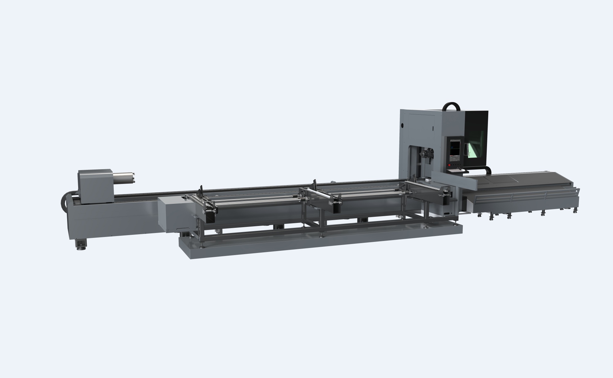 Лазерный труборез мощностью 2000 Вт, 6 метров